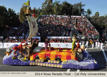 Cal Poly Universities 2014 Rose Parade Float Picture