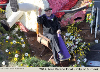 City of Burbank 2014 Rose Parade Float Picture