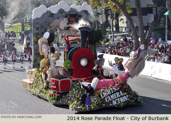 City of Burbank 2014 Rose Parade Float Picture