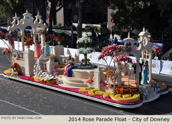 City of Downey 2014 Rose Parade Float Picture