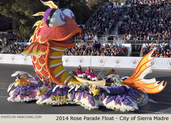 City of Sierra Madre 2014 Rose Parade Float Picture