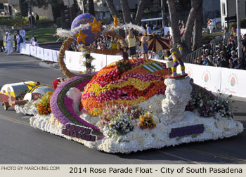 City of South Pasadena 2014 Rose Parade Float Picture