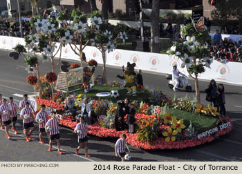 City of Torrance 2014 Rose Parade Float Picture