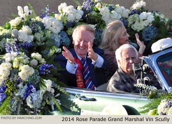 2014 Rose Parade Grand Marshal Vin Scully Picture