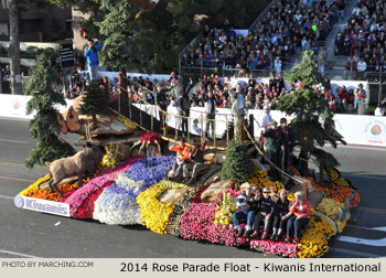 Kiwanis International 2014 Rose Parade Float Picture