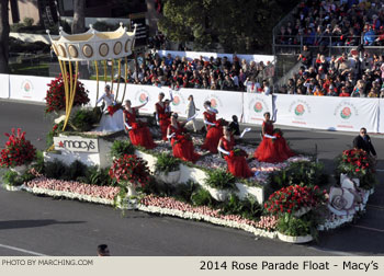 Macy's 2014 Rose Parade Float Picture