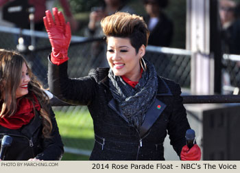 NBCs The Voice 2014 Rose Parade Float Picture