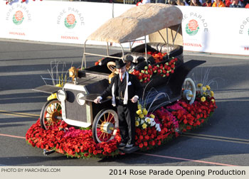 2014 Rose Parade Opening Production Picture