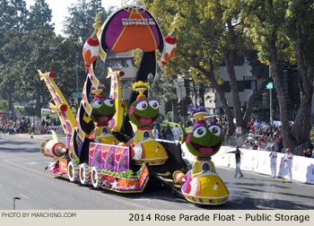 Public Storage 2014 Rose Parade Float Picture