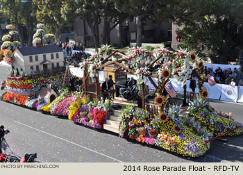 RFD-TV 2014 Rose Parade Float Picture