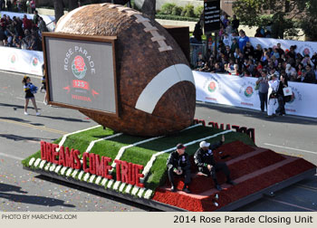 Rose Parade Closing Unit 2014 Rose Parade Float Picture