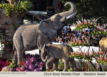 Western Asset 2014 Rose Parade Float Picture