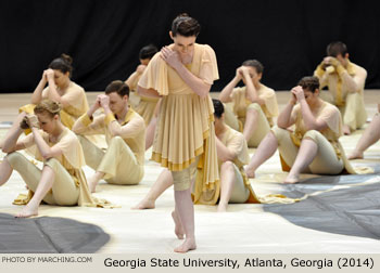 Georgia State University Winterguard Atlanta Georgia 2014 WGI World Championships Photo