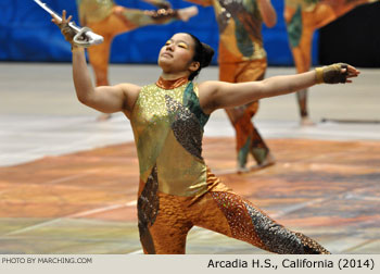 Arcadia H.S. 2014 WGI World Championships Photo