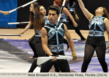 West Broward H.S. 2014 WGI World Championships Photo