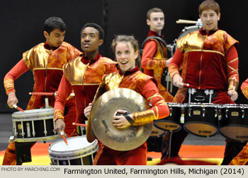 Farmington United Percussion Ensemble Farmington Hills Michigan 2014 WGI World Championships Photo