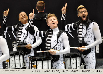 STRYKE Percussion Ensemble 2014 WGI World Championships Photo