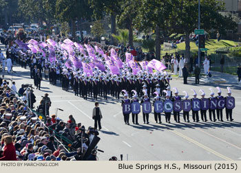 Blue Springs High School Golden Regiment, Blue Springs, Missouri 2015 Rose Parade