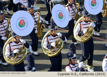 Cypress High School Centurion Imperial Brigade, Cypress, California 2015 Rose Parade