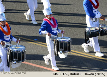 Maui High School Saber Marching Band, Kahului, Hawaii 2015 Rose Parade