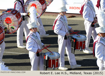 Robert E. Lee High School Mighty Rebel Band, Midland, Texas 2015 Rose Parade