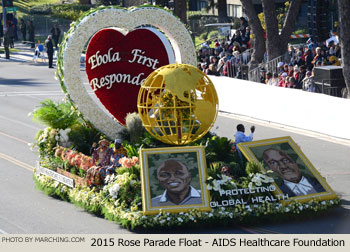 AIDS Healthcare Foundation 2015 Rose Parade Float Picture