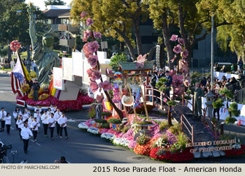 American Honda 2015 Rose Parade Float Picture