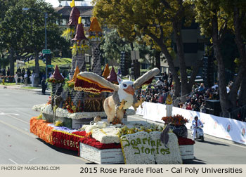 Cal Poly Universities 2015 Rose Parade Float Picture