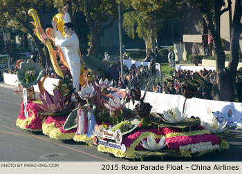 China Airlines 2015 Rose Parade Float Picture