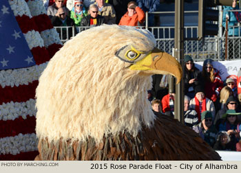 City of Alhambra 2015 Rose Parade Float Picture