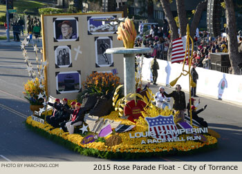 City of Torrance 2015 Rose Parade Float Picture