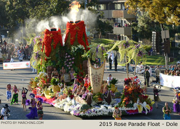 Dole Food Company 2015 Rose Parade Float Picture