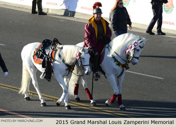 2015 Rose Parade Grand Marshal Louis Zamperini Memorial Picture