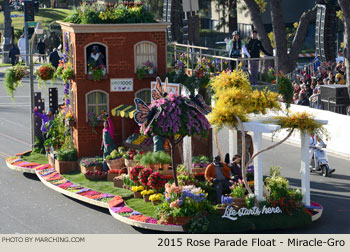 Scotts Miracle-Gro 2015 Rose Parade Float Picture