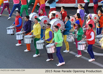 2015 Rose Parade Opening Production Picture