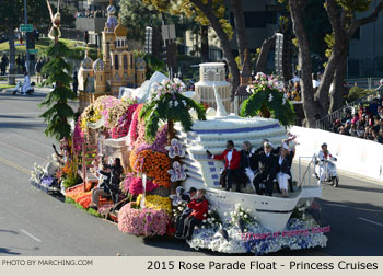 Princess Cruises 2015 Rose Parade Float Picture