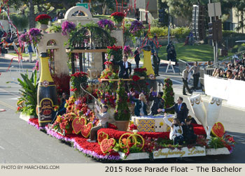 The Bachelor 2015 Rose Parade Float Picture