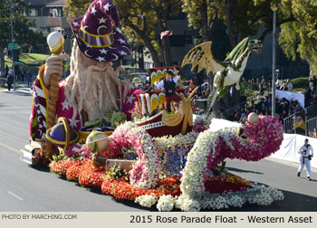 Western Asset 2015 Rose Parade Float Picture