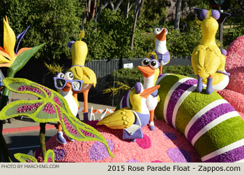 Zappos.com 2015 Rose Parade Float Picture