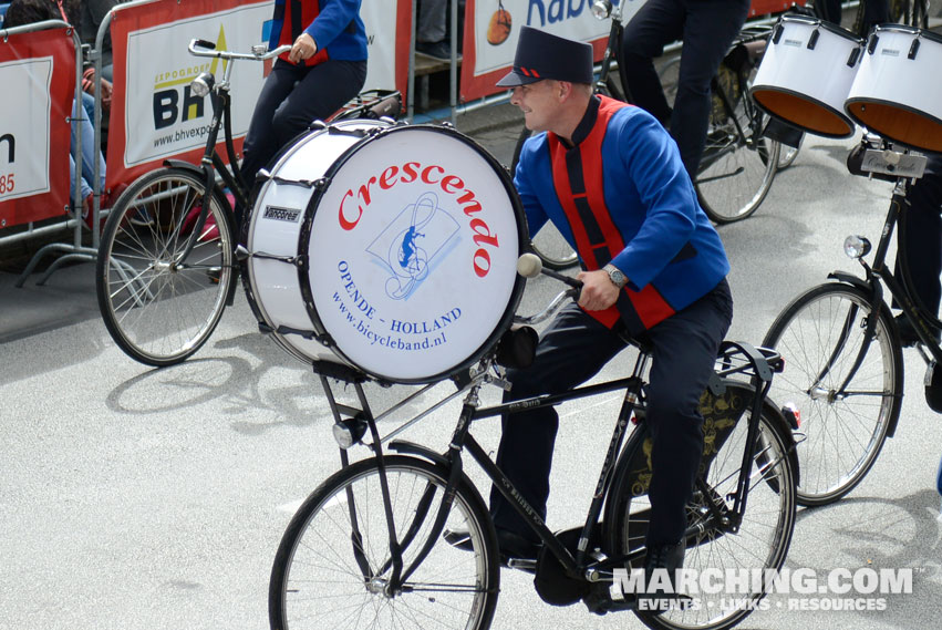 Bicycle Showband Crescendo, Opende, The Netherlands - 2016 Corso Zundert