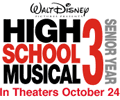 High School Musical 3 In Theatres October 24, 2008