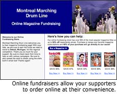 Online Fundraising Screenshot