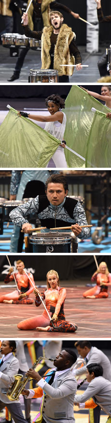 Color Guard, Percussion and Winds Photos